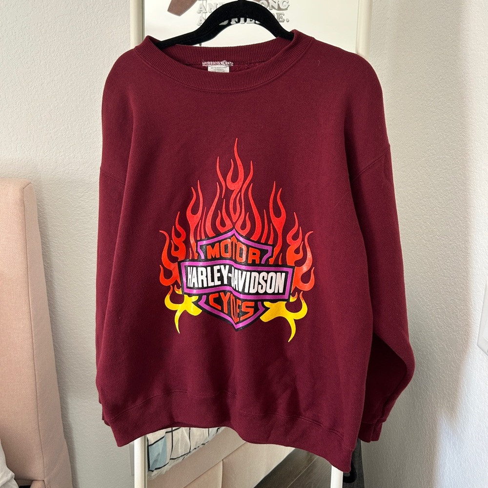 Vintage Harley Davidson Crew Neck